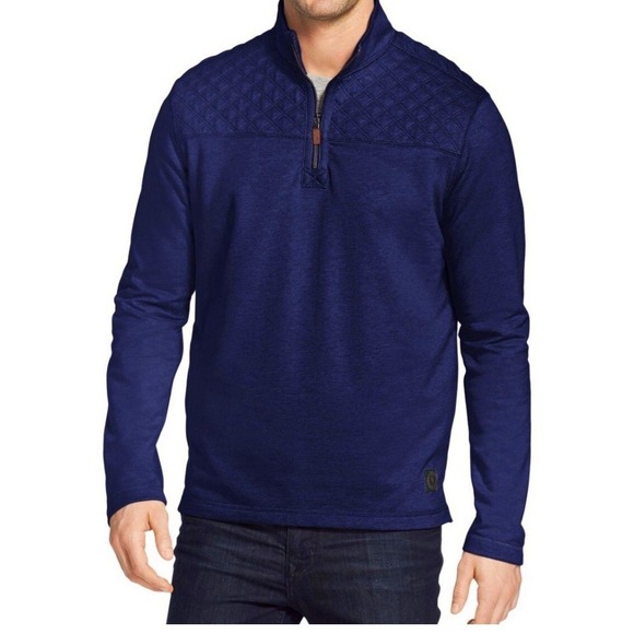 G.H. Bass & Co. Other - G.H. Bass & Co. Men's Mountain Wash quarter-zip pullover Size XL Navy old money